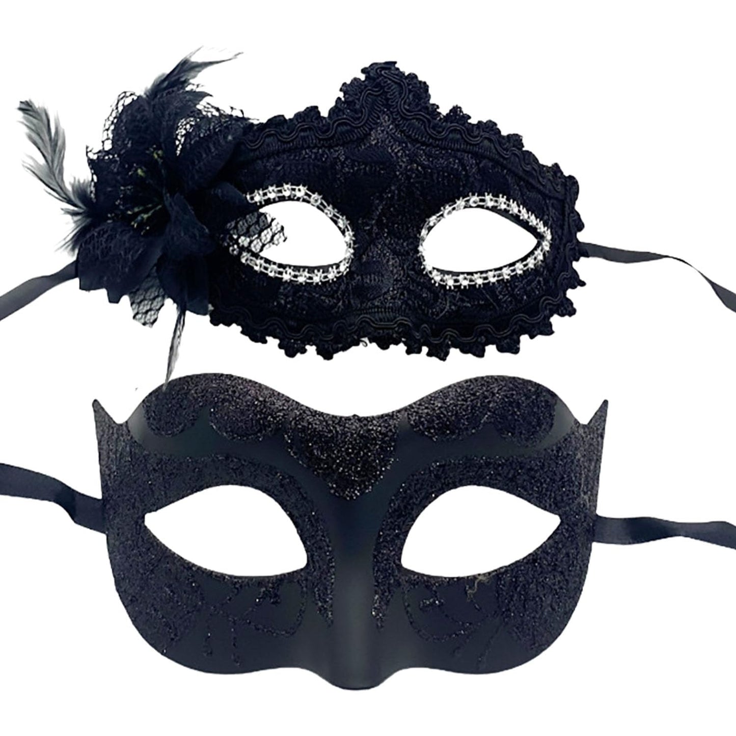 Masquerade Mask for Couples, Venetian Lace Masks for Women Men, Costume Mask for Party, Carnival