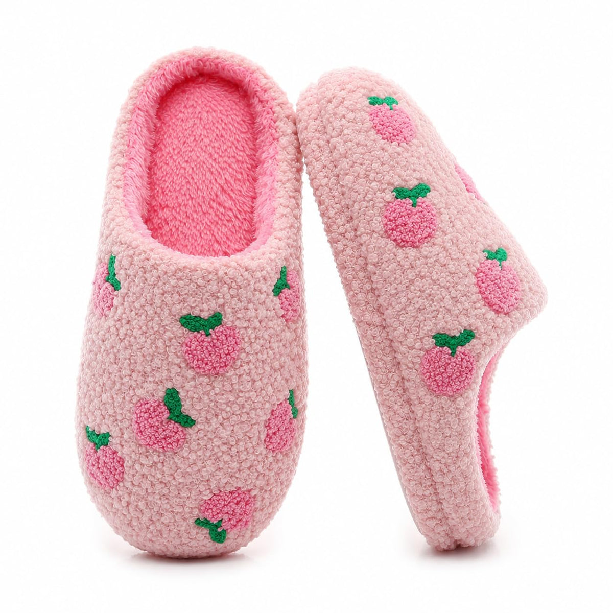 Women Retro Colorful Books Slippers Plush Warm House Slippers,Casual Home Shoes Soft Plush Slip-on Slippers Outdoor Indoor Bedroom Shoes