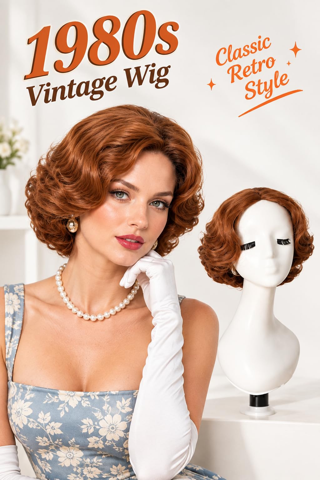 Short Wavy Wig with Bangs Black Mixed Brown Bob Curly Wigs for Women 14inch