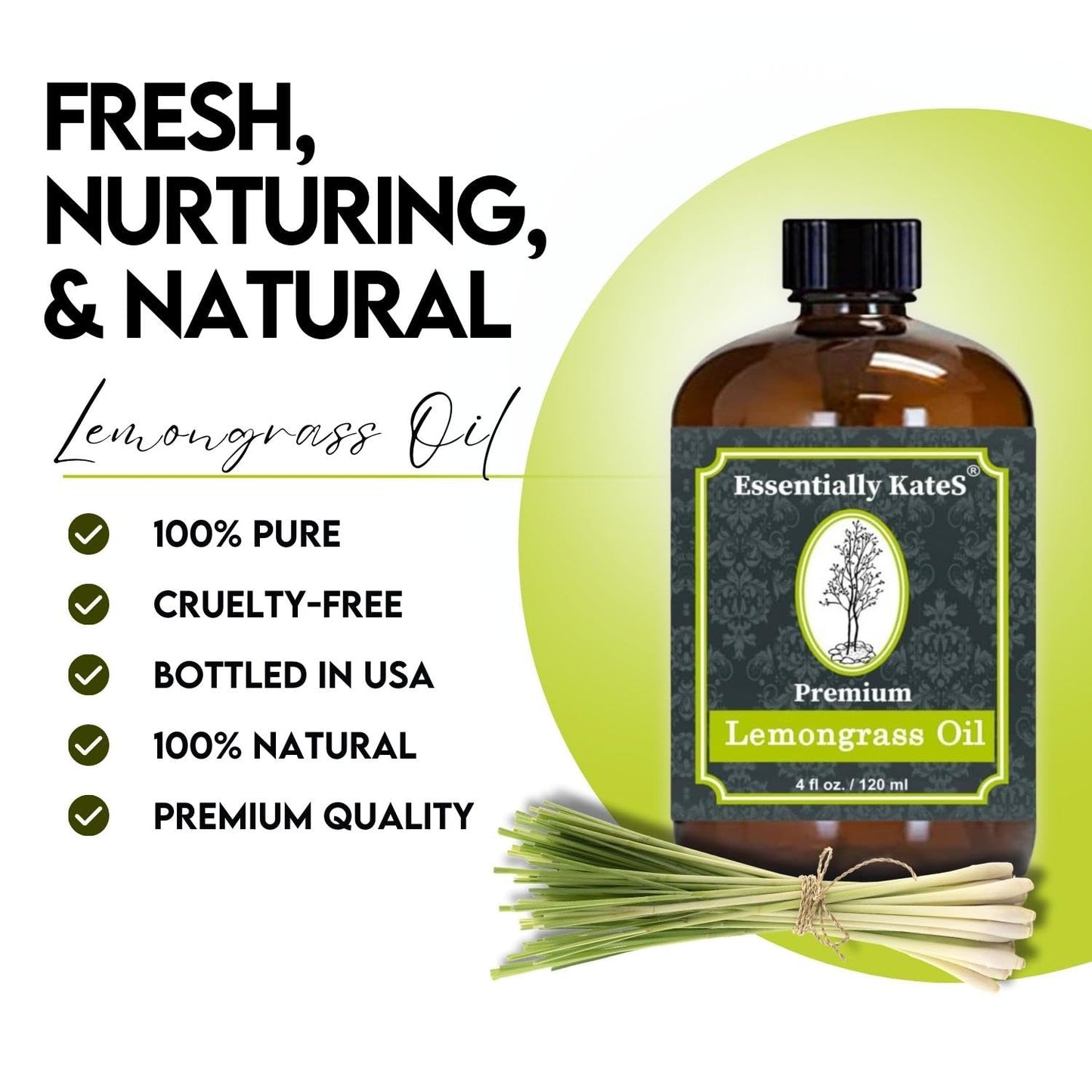 Essentially KateS Lavender Oil – 100% Pure & Natural, Steam-Distilled, with Glass Dropper, Roll-On Bottle & Sprayer for Aromatherapy, Skin & Home Use