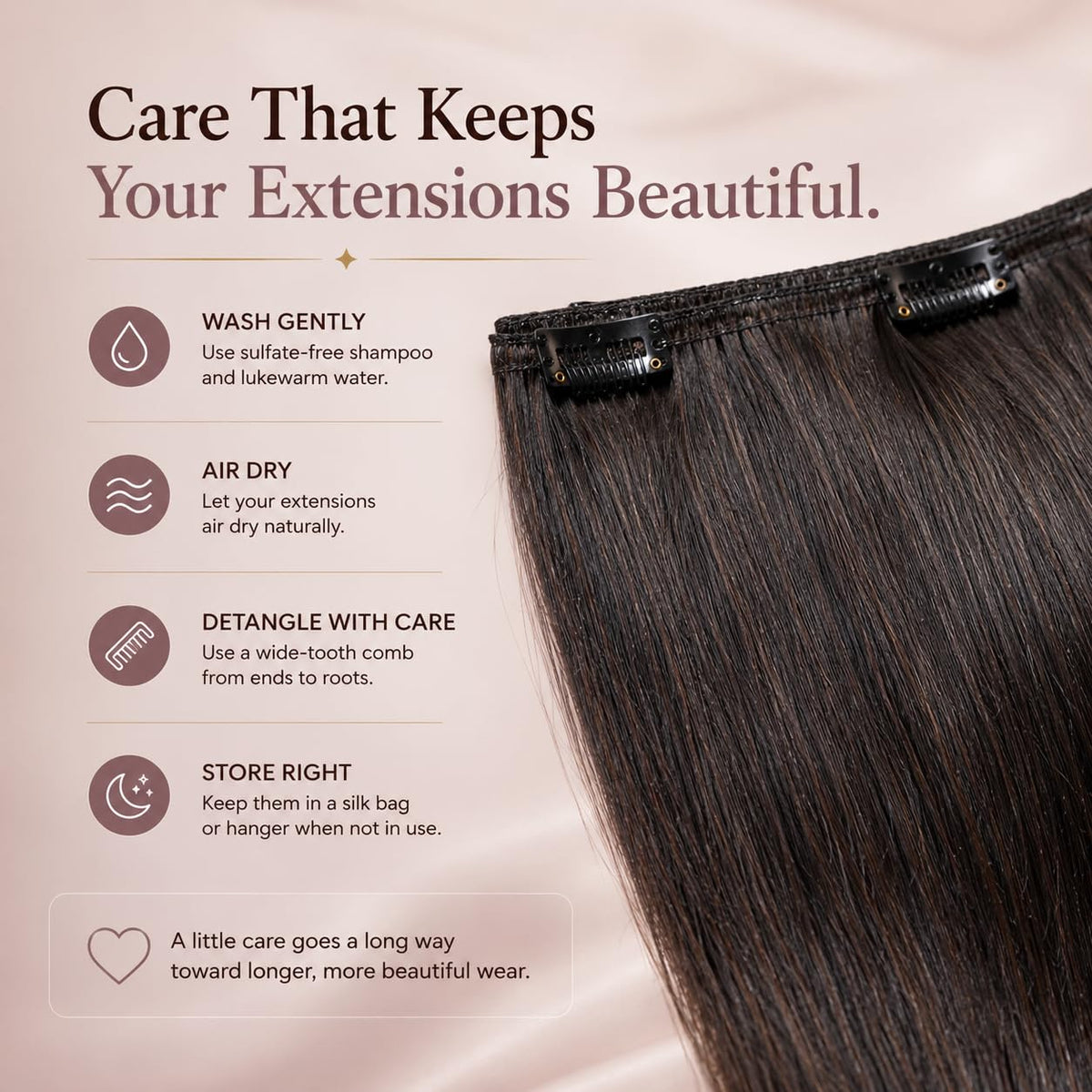 Hair Extension & Wig Leave-In Conditioner Spray, Keep Your Inches