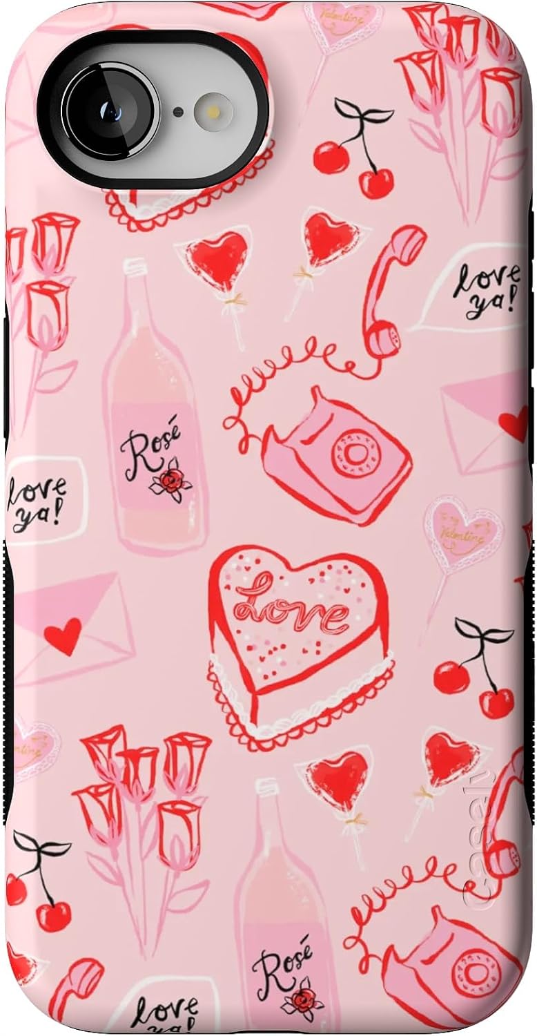 Casely iPhone 17 Air Case | Very Cherry | Painted Cherries | Bold Protective Design | MagSafe Compatible Design