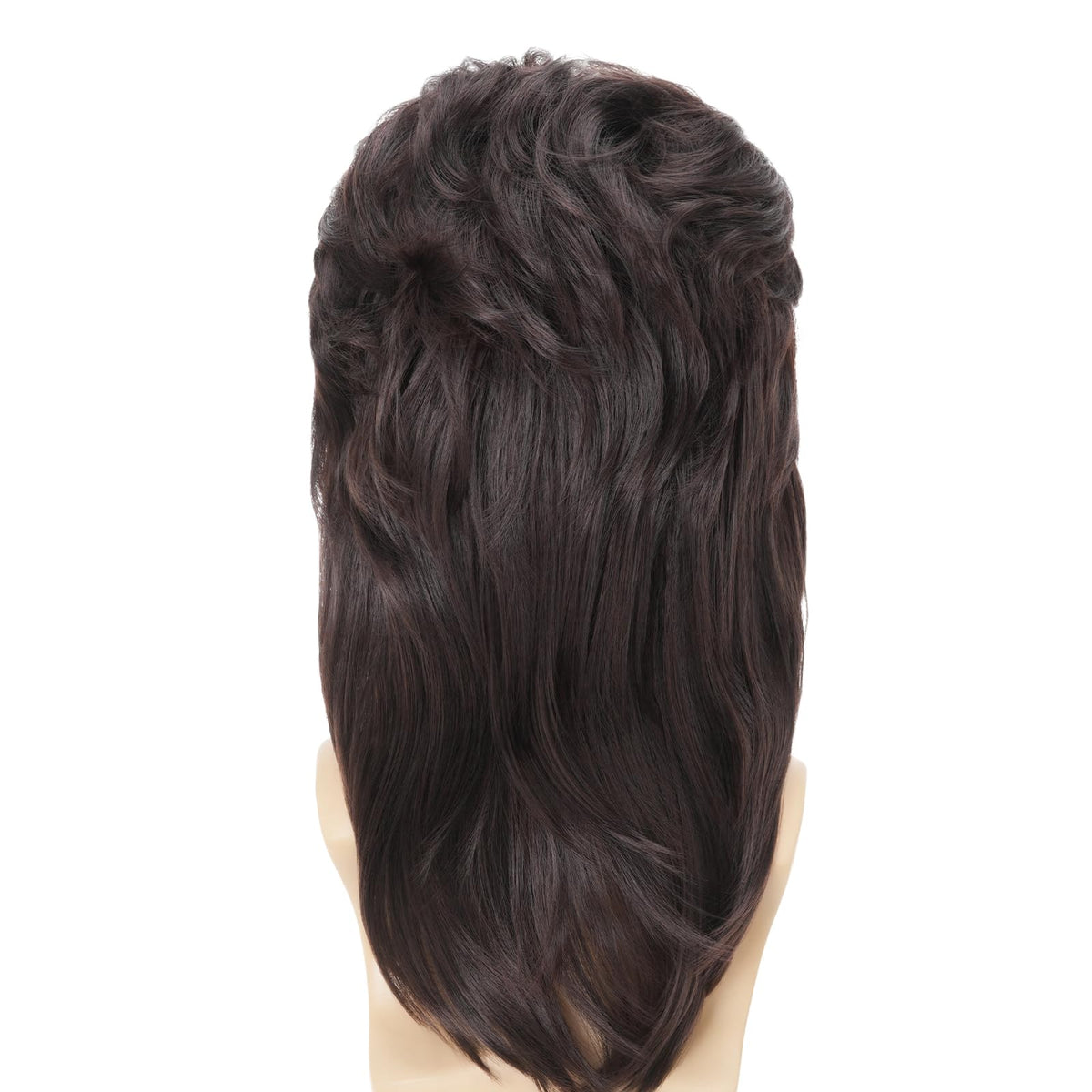Mullet Wig Blonde 80s Men Wig,Punk Rocker Hair Party Daily Halloween Costumes Long Wigs