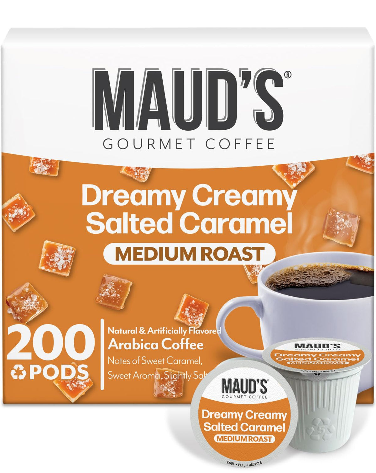 Maud's Cherry Flavored Medium Roast Coffee Pods, 18ct
