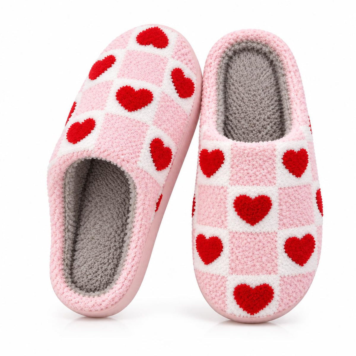 Women Retro Colorful Books Slippers Plush Warm House Slippers,Casual Home Shoes Soft Plush Slip-on Slippers Outdoor Indoor Bedroom Shoes