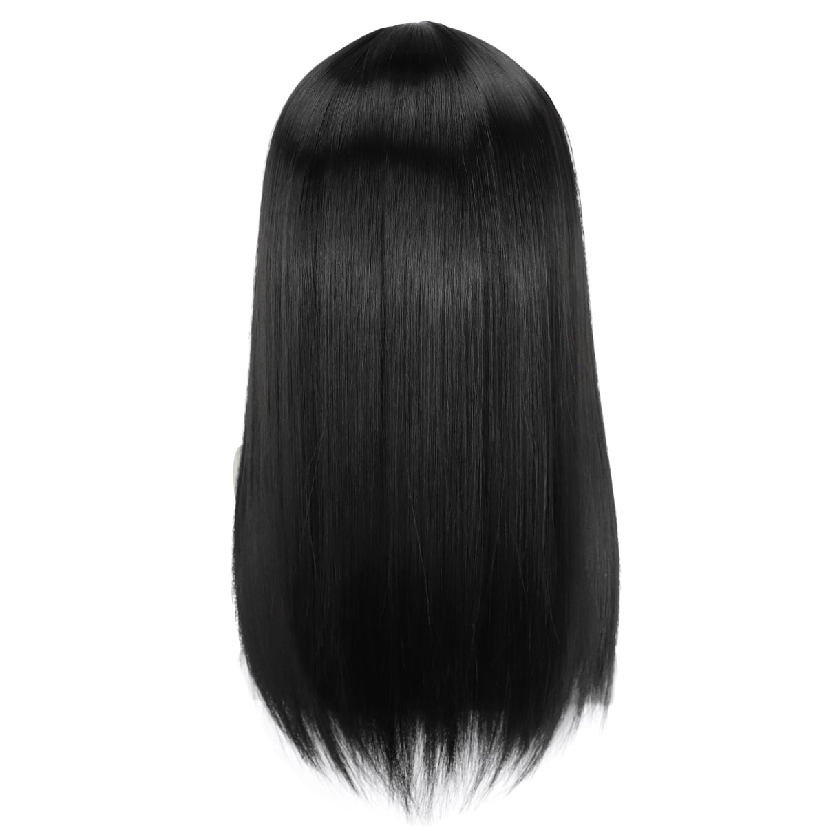PORSMEER Mens Long Curly Rock N Roll Wig for Men Heavy Metal Rock Disco Hair for Rockstar, Halloween, Party, Retro Music Festival (Black)