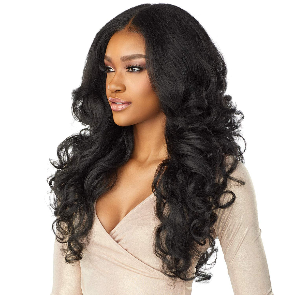 Sensationnel What Lace 13x6 Wig-Latisha, 1 JETBLACK