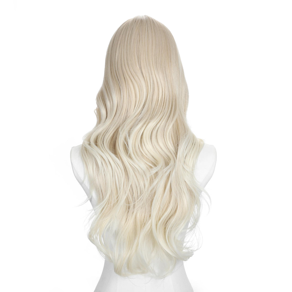 Brown Wigs for Women 26 Inch Middle Part Wavy Synthetic Wig