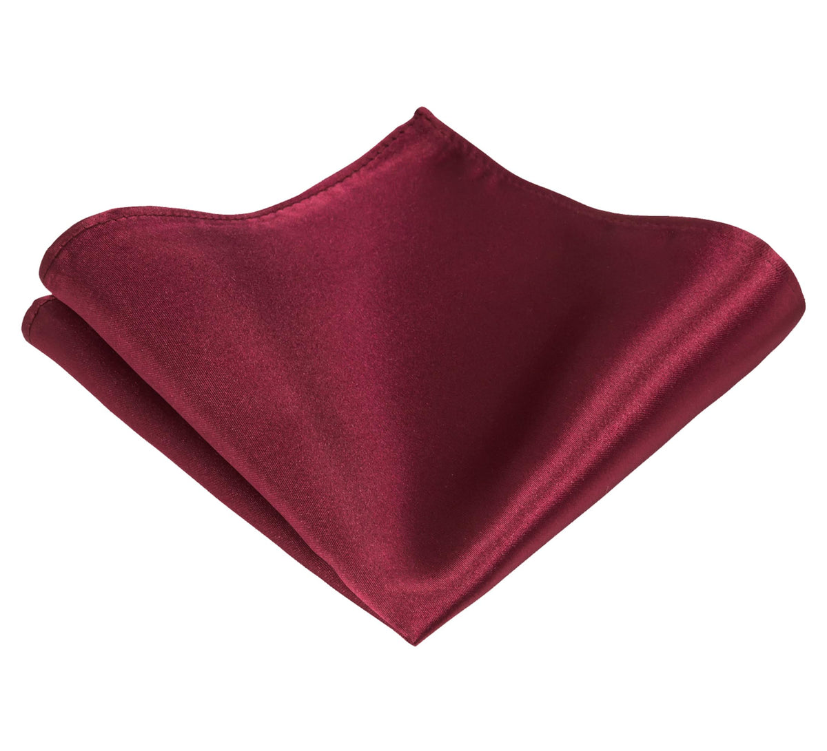 TIE G Solid Satin Woven dyed Color Formal Black Necktie and Pocket Square Sets in Gift Box