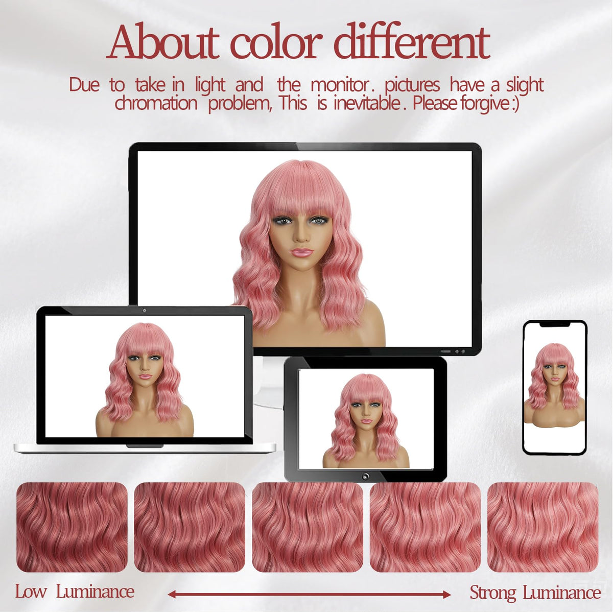 Dark Purple Wigs with Bangs for Women 14 Inch Short Wavy Bob Wigs Synthetic Bob Wig Curly Wig Heat Resistant Colorful Wavy Wig Cosplay Wigs For Daily Party Halloween