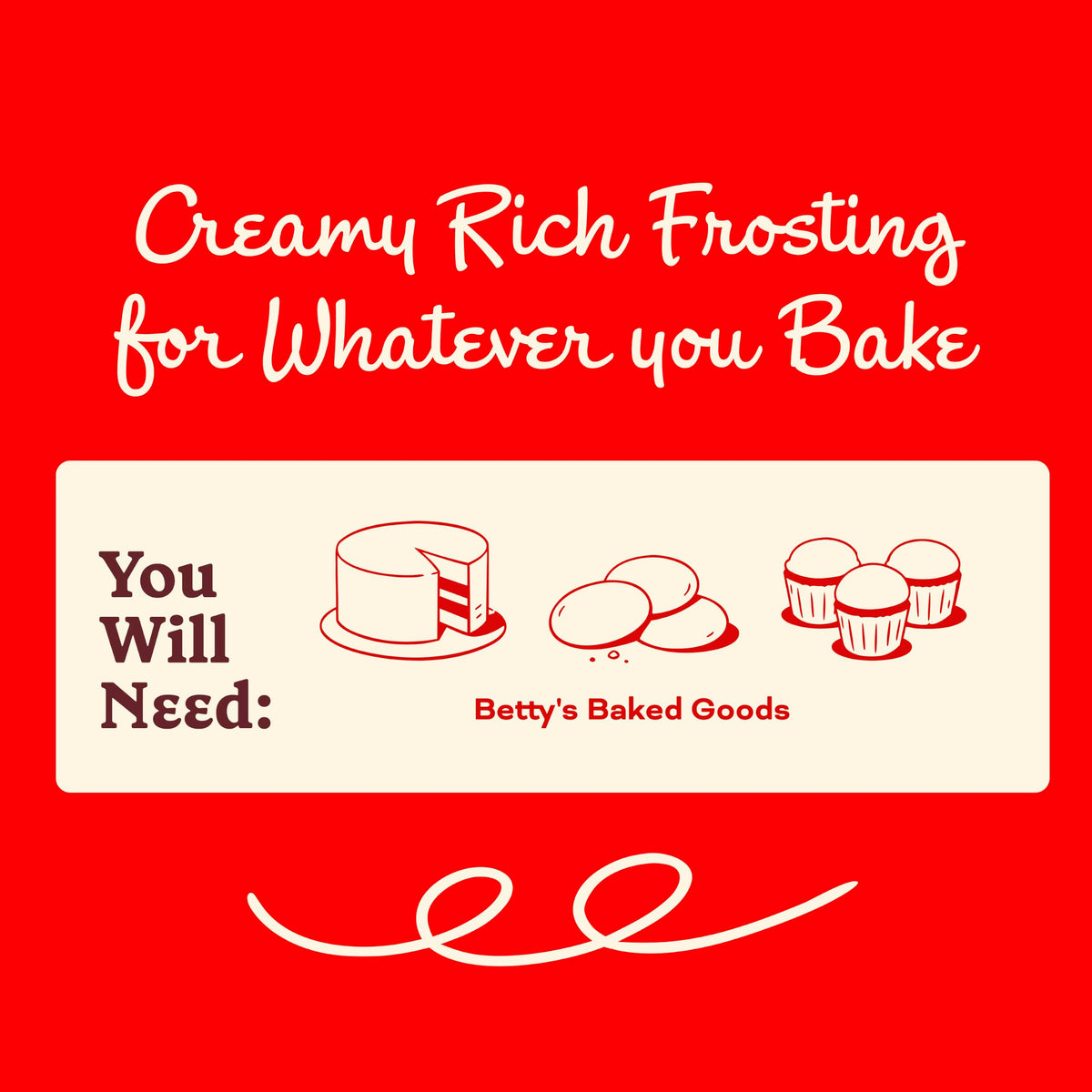 Betty Crocker Gluten Free Rich and Creamy Cherry Frosting, 16 oz, 8 Pack