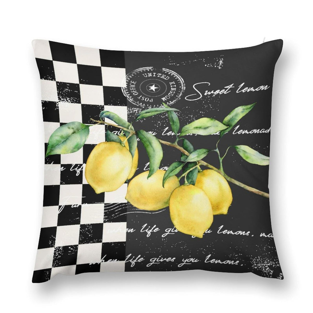 Cherry Throw Pillow Covers Funny Fruit Fresh Berry Cherries Background Retro Style Decorations for Bedroom Living Room Farmhouse Sofa Pillows Bed Couch 12x12 Inch