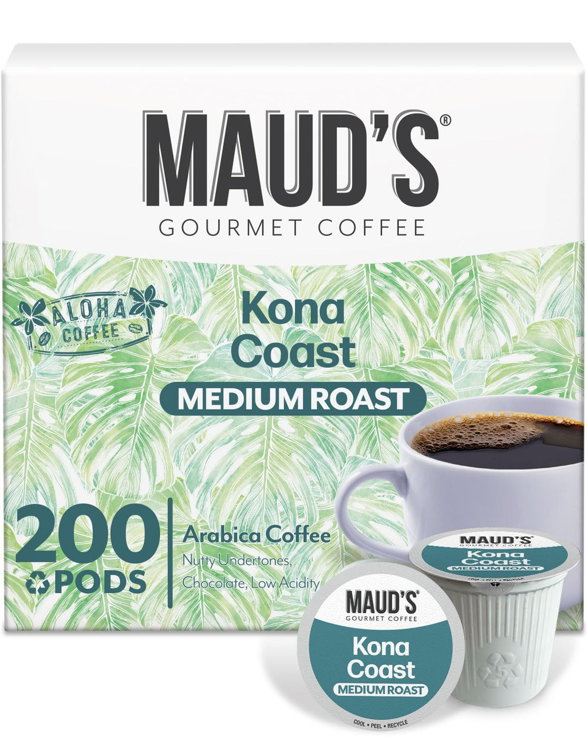 Maud's Cherry Flavored Medium Roast Coffee Pods, 18ct