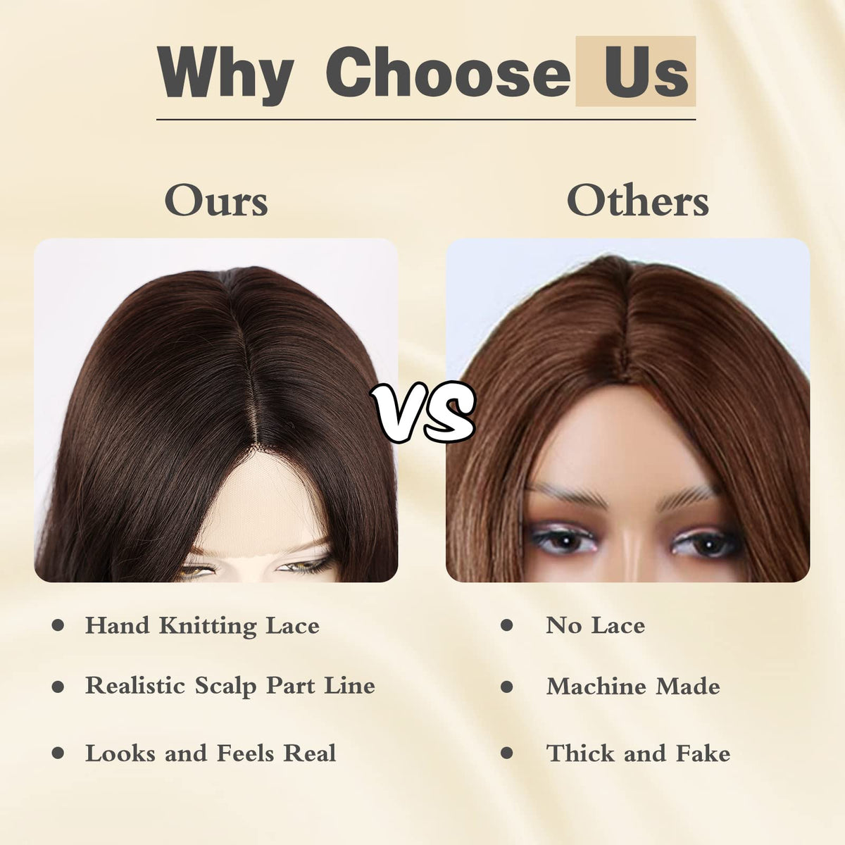 NAYOO 26 Inch Long Wavy Black Wig for Women, Middle Part Natural Looking Synthetic Wig, Heat Resistant Fiber Soft & Lightweight, Realistic Scalp Long Curly Wig for Daily Wear Party Cosplay