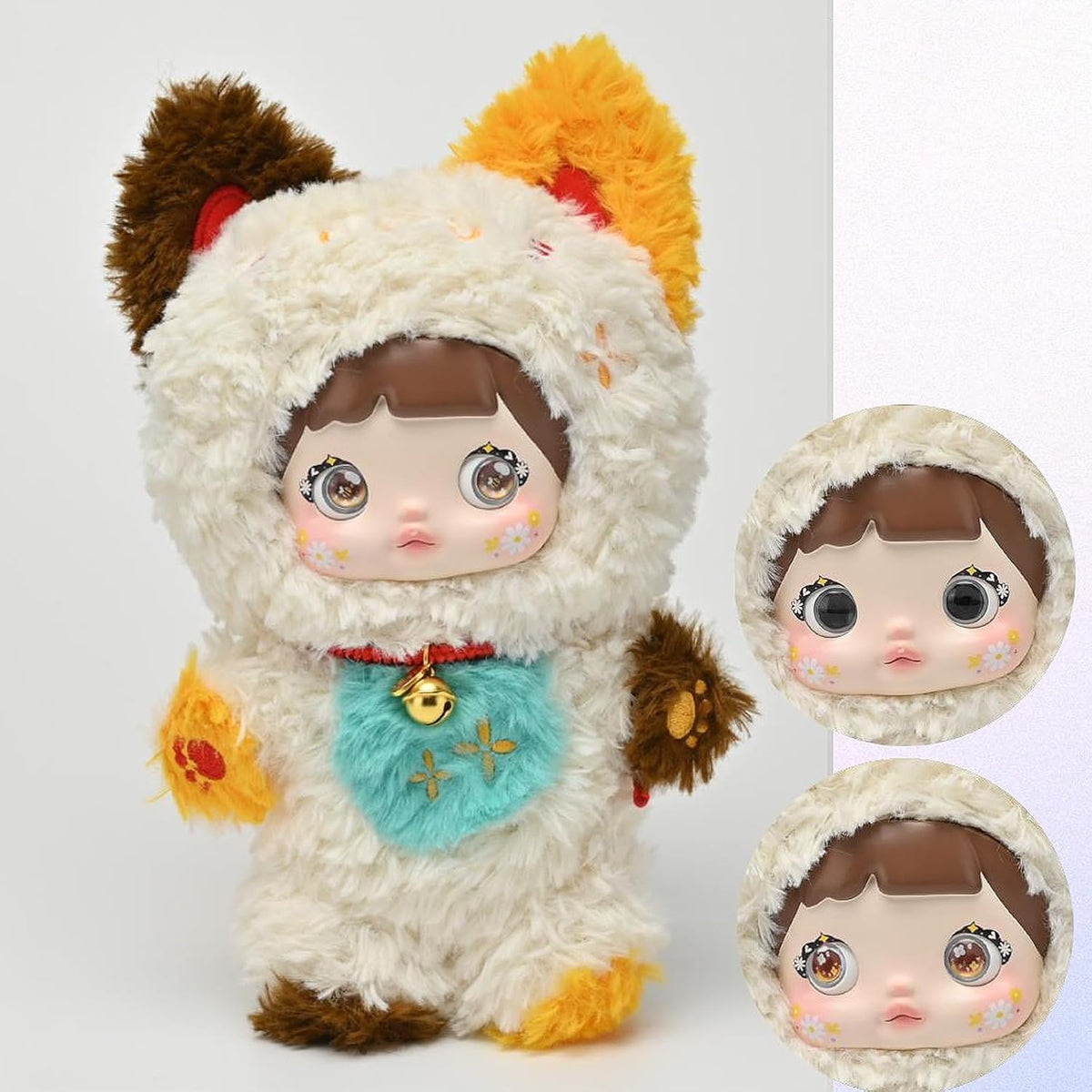 BEEMAI Nommi Loveliness Never Ends Series Plush Blind Box 1PC (1 of 7 Possible Styles) Cute Figures Collectible Toys Birthday Gifts