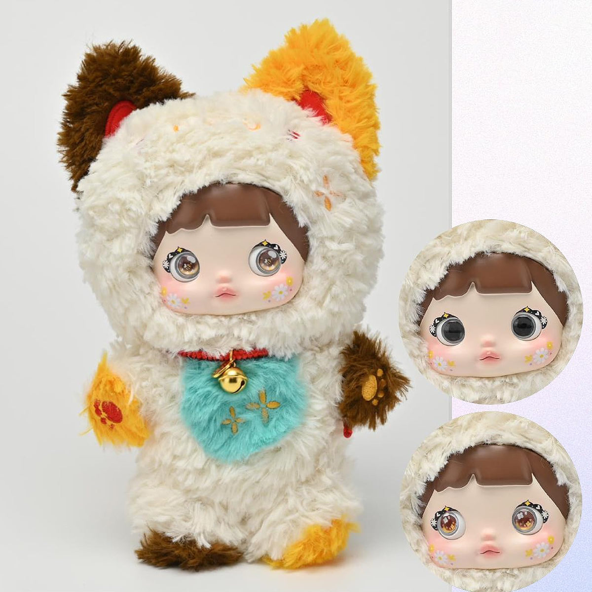 BEEMAI Nommi Loveliness Never Ends Series Plush Blind Box 1PC (1 of 7 Possible Styles) Cute Figures Collectible Toys Birthday Gifts