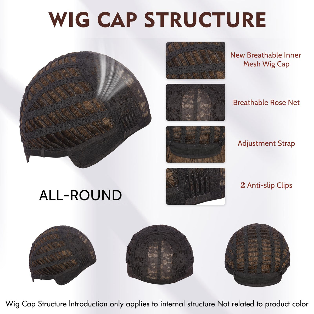 Burgundy Wig with Bangs 16 Inch Ombre Wig for Women