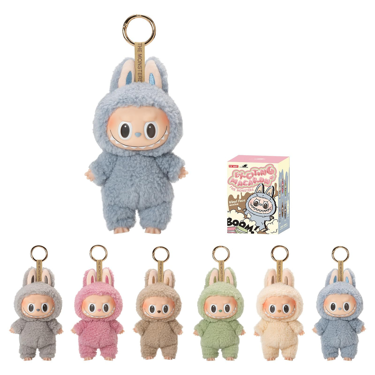 POP MART THE Monsters LABUBU Big into Energy Vinyl Plush Pendant Blind Box