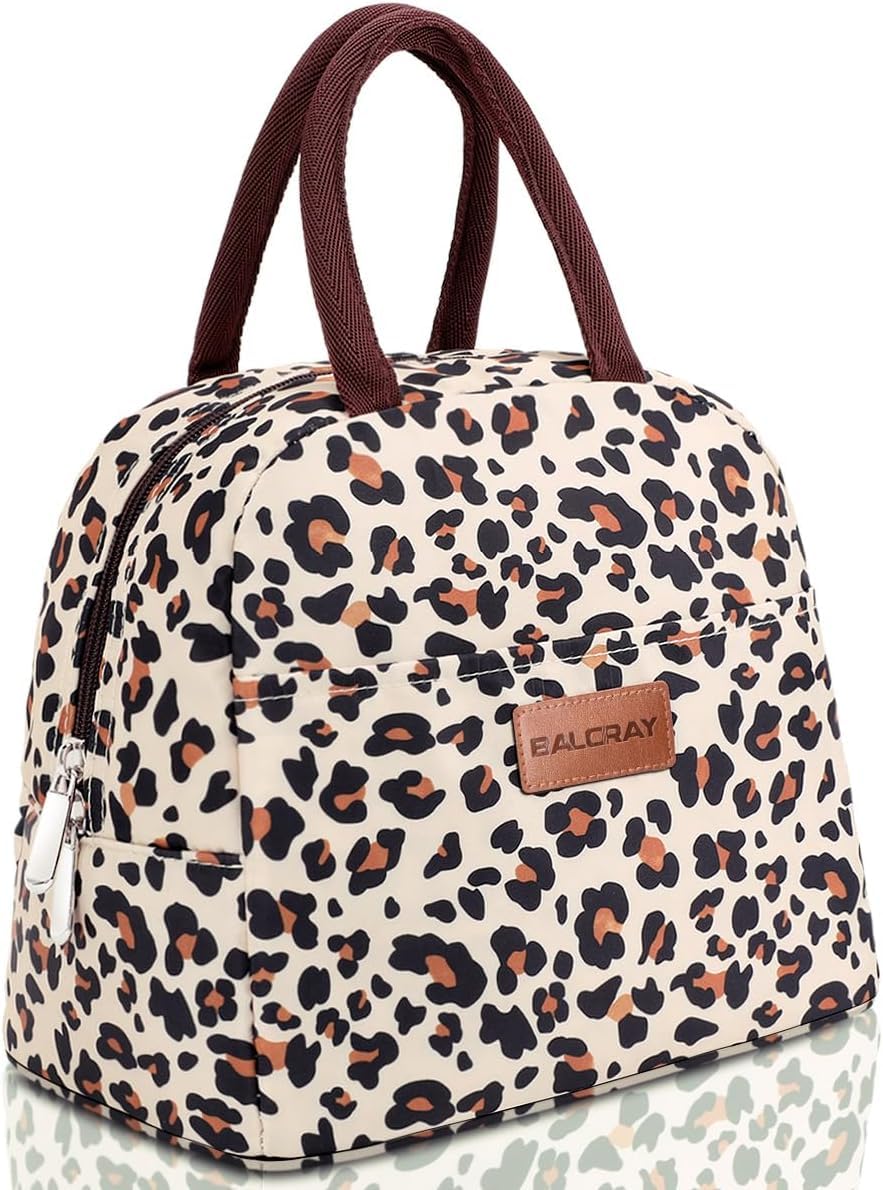 BALORAY Lunch Bag for Women Men Adult Lunch Box (Cherry), M