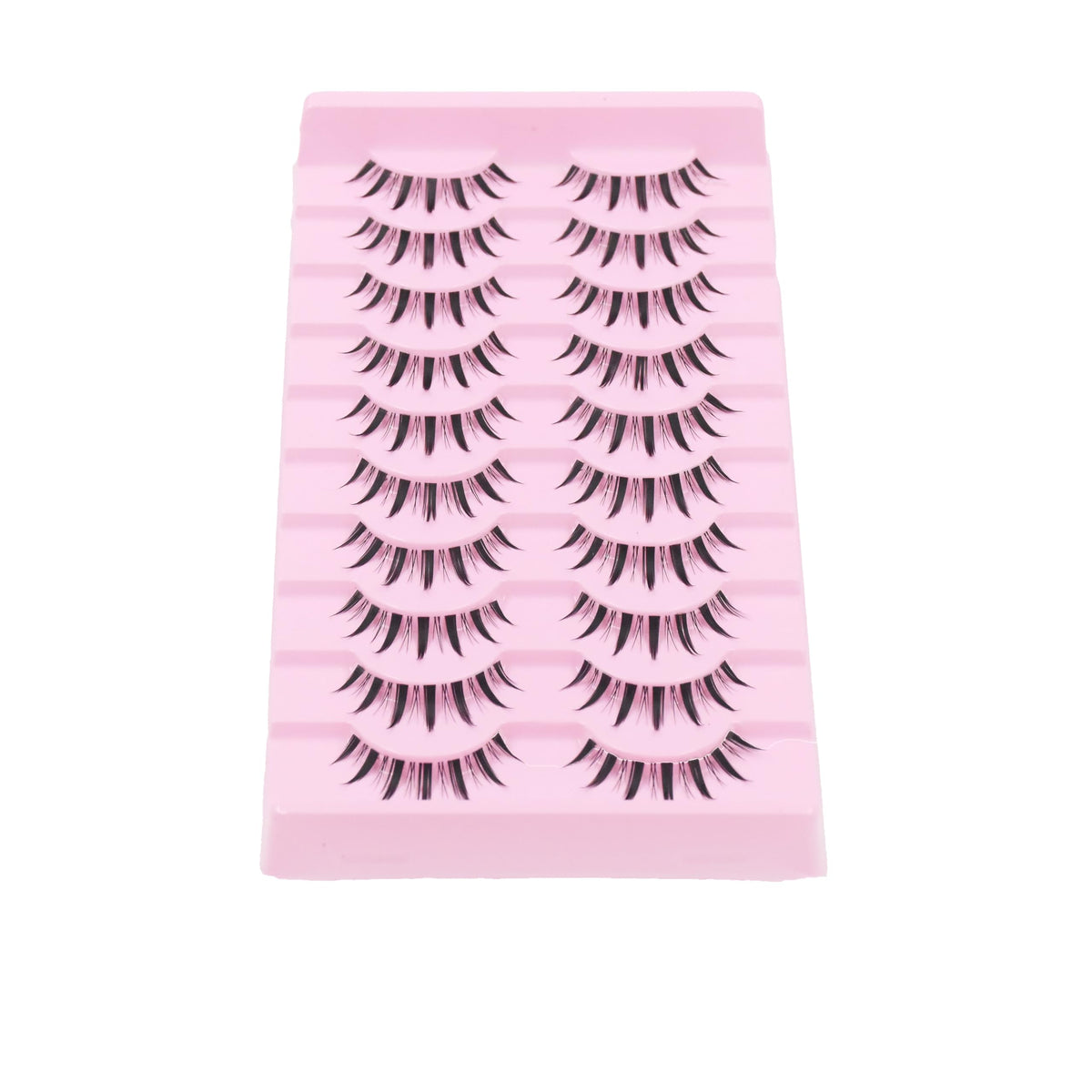 10 Pairs Manga Lashes Anime Cosplay Lashes Spiky Manga Style Lashes Janpanese 16mm Extension Natural Manhua Doll Eye Lashes Halloween/Party Makeup Look by AUGENLI (A3)
