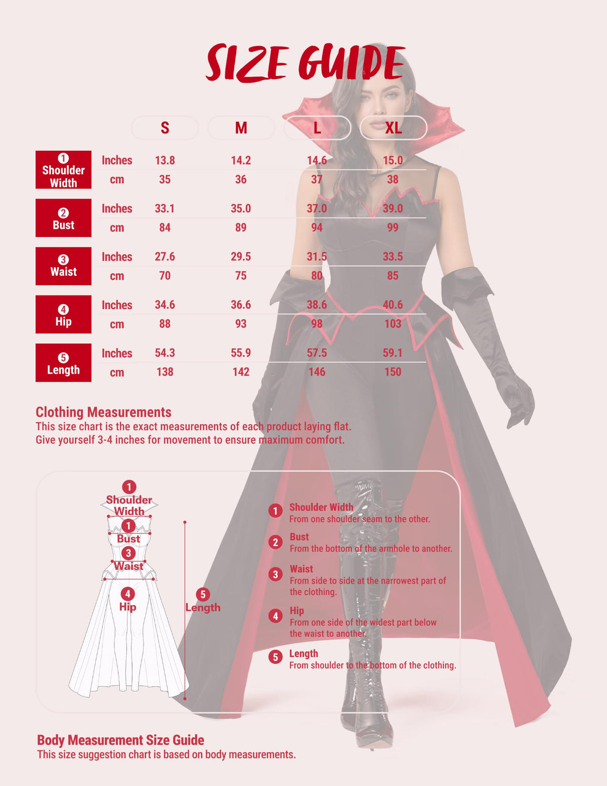 Spooktacular Creations Halloween Vampire Costume Women Dress Dracula, Adult Female Vampire Costume for Halloween 2026