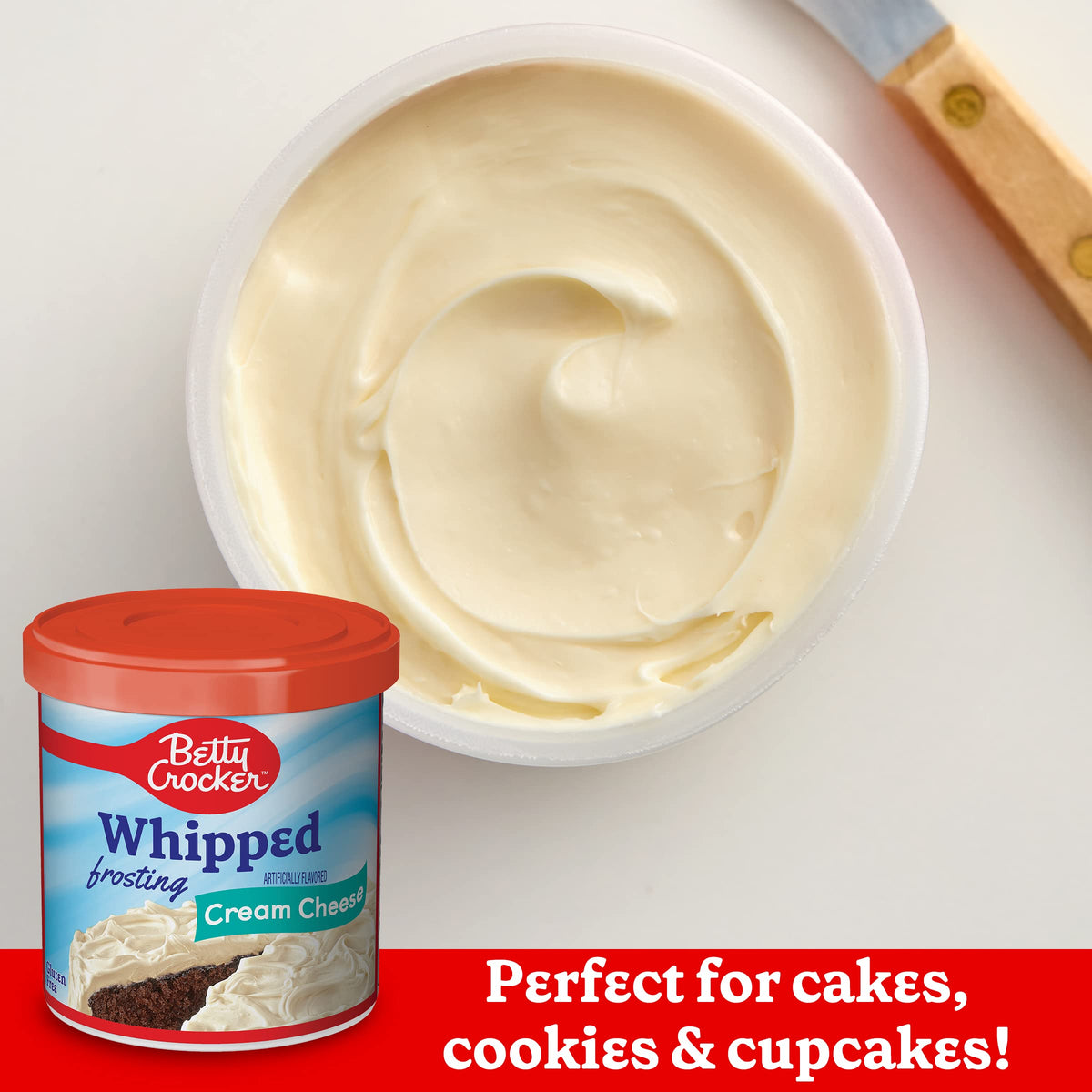 Betty Crocker Gluten Free Rich and Creamy Cherry Frosting, 16 oz, 8 Pack