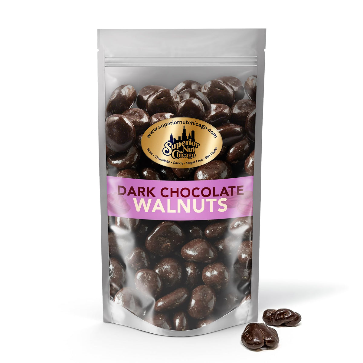Superior Nut Chicago Dark Chocolate Covered Cherries - Sweet & Decadent - Natural Vitamin C, Fiber, & Potassium Source - Resealable 2.5 lb Bag