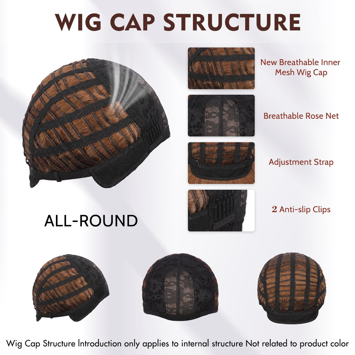 Burgundy Wig with Bangs 16 Inch Ombre Wig for Women