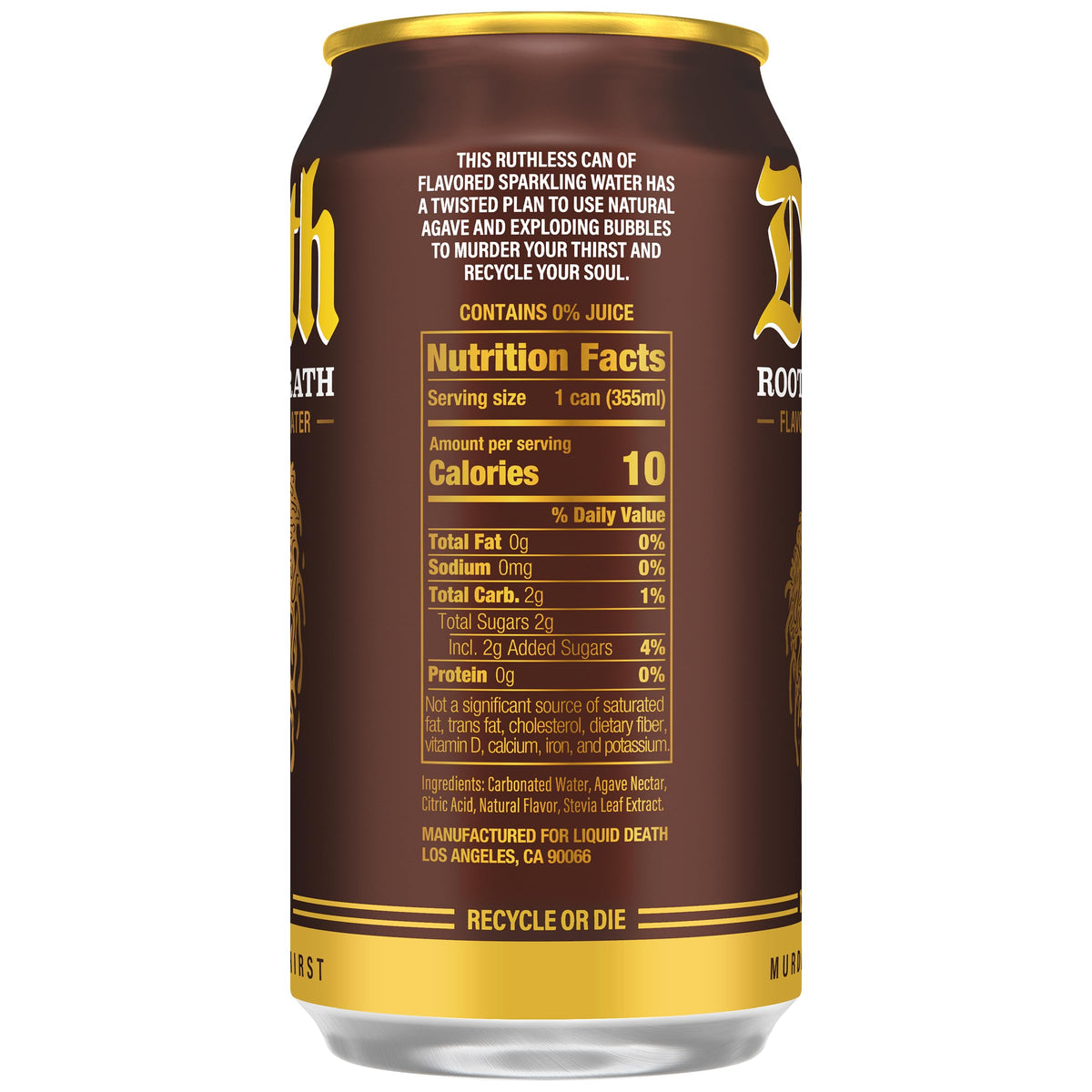 Liquid Death Soda-Flavored Sparkling Water - Cherry Obituary, Less Sugar*, Huge Flavor, No Caffeine, No Artificial Sweeteners, 12 Fl Oz (Pack of 12)