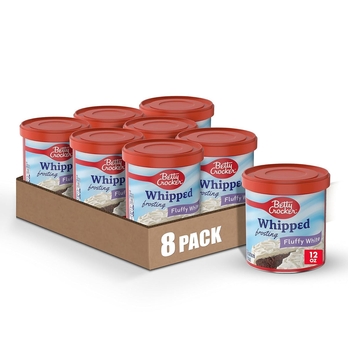 Betty Crocker Gluten Free Rich and Creamy Cherry Frosting, 16 oz, 8 Pack