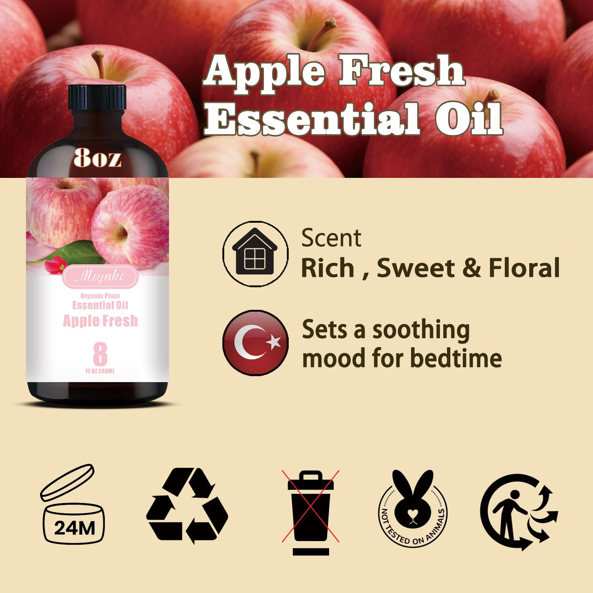 Cherry Essential Oil for Diffuser Massage Home Cherry Oil 4 fl oz