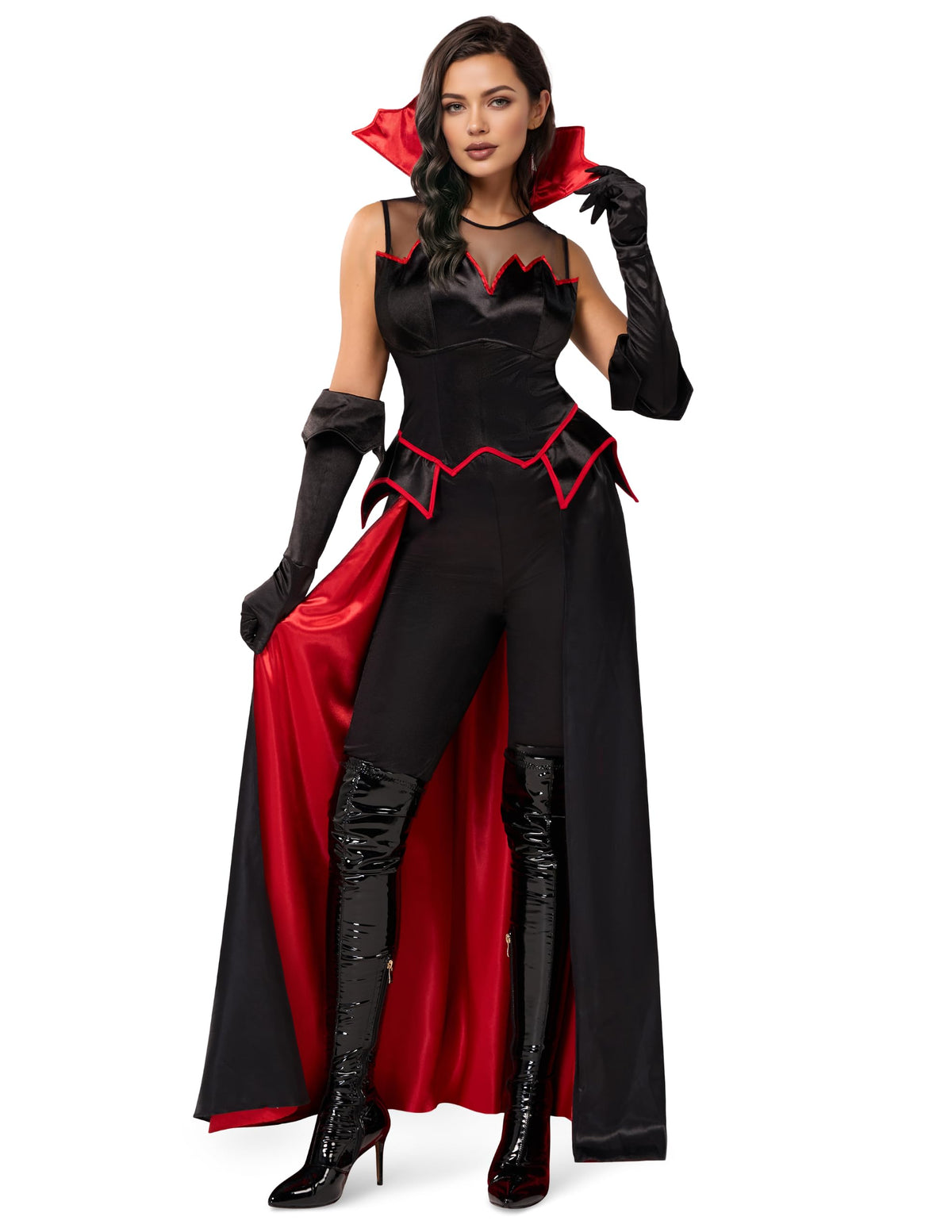 Spooktacular Creations Halloween Vampire Costume Women Dress Dracula, Adult Female Vampire Costume for Halloween 2026