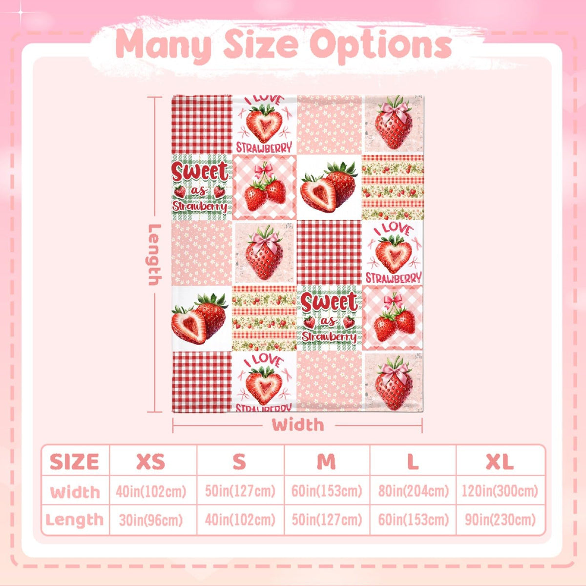 Cherry Blanket, Cherry Gifts for Women, Fruit Throw Blanket