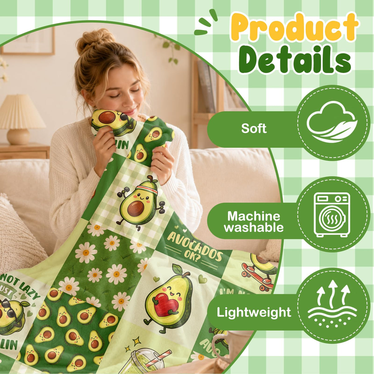 Cherry Blanket, Cherry Gifts for Women, Fruit Throw Blanket