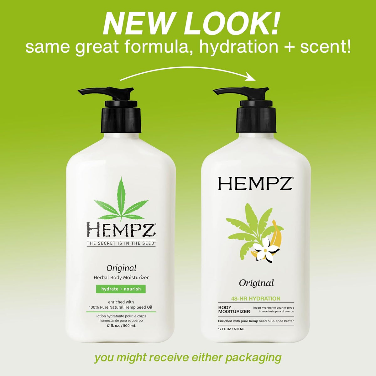 Hempz Dark Red Cherries Moisturizing Body Lotion - 17 Fl Oz