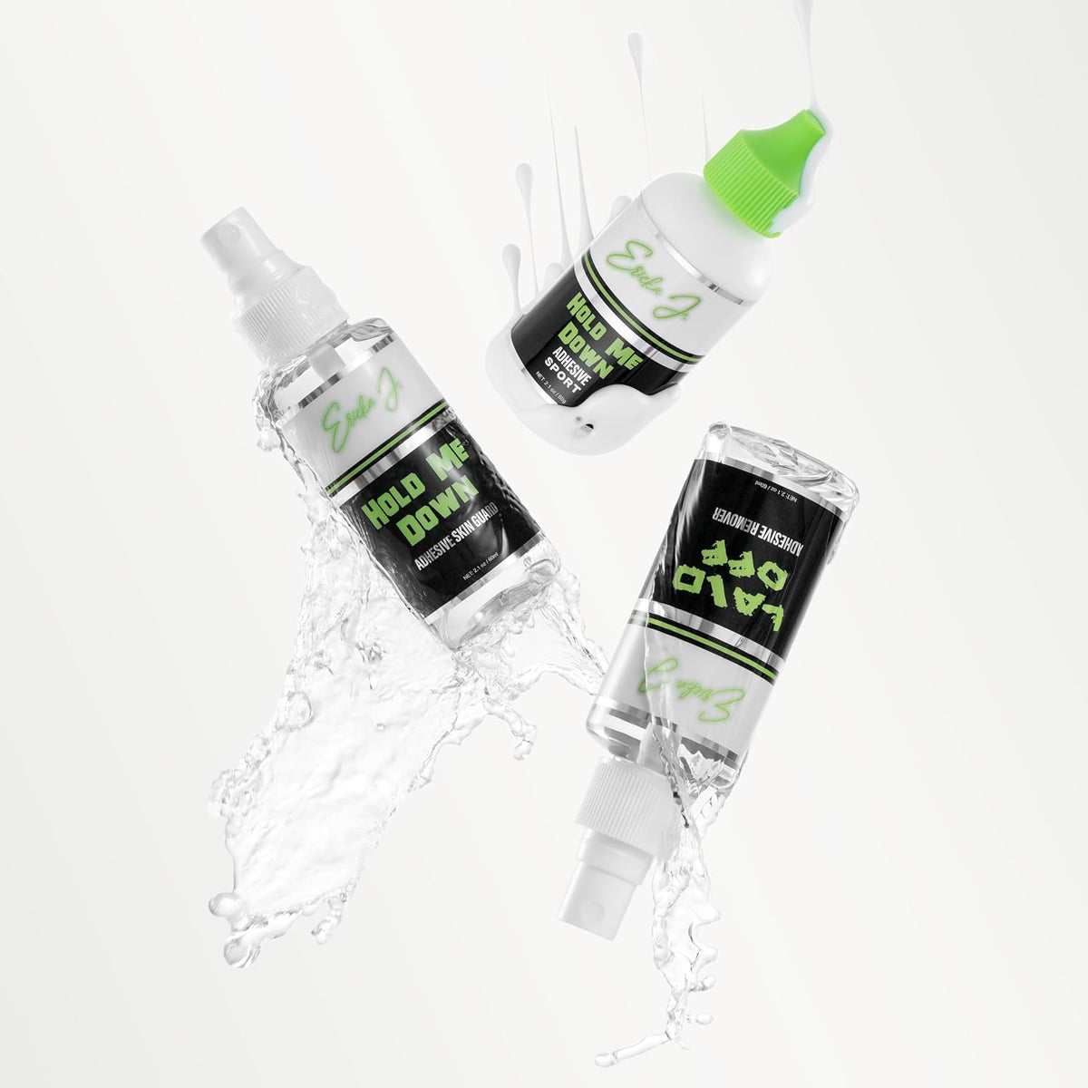 Ericka J. Lace Application System Trio Kit, Waterproof & Sweat Resistant
