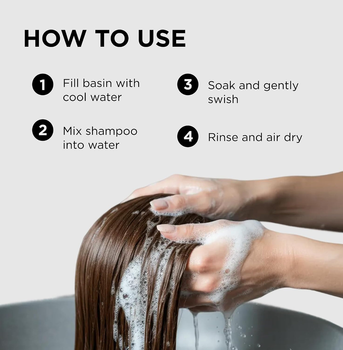 Style Factor WIGOUT Wig Shampoo for Human Hair - pH Balanced Moisturizing & Gentle Cleanse, Protective Care, Detangling, Frizz Free, Soft and Silky Shine Contains Vegan Keratin, 6.8 Fl Oz