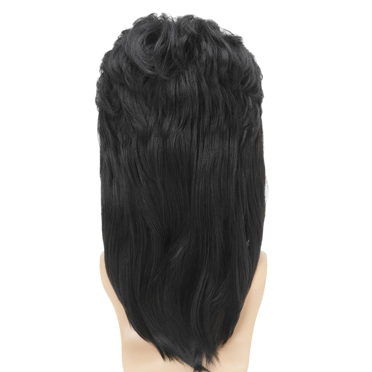 Mullet Wig Blonde 80s Men Wig,Punk Rocker Hair Party Daily Halloween Costumes Long Wigs