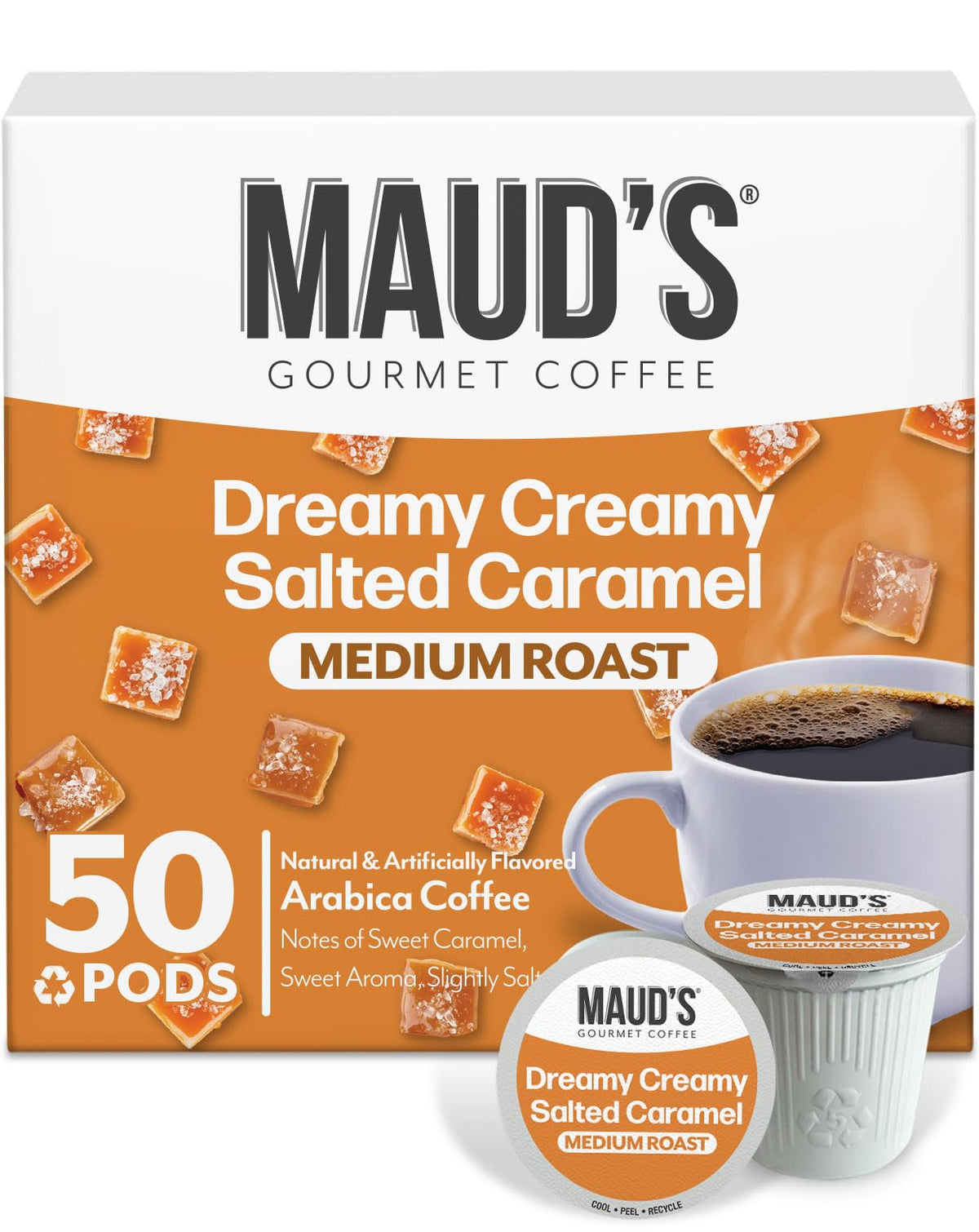 Maud's Cherry Flavored Medium Roast Coffee Pods, 18ct