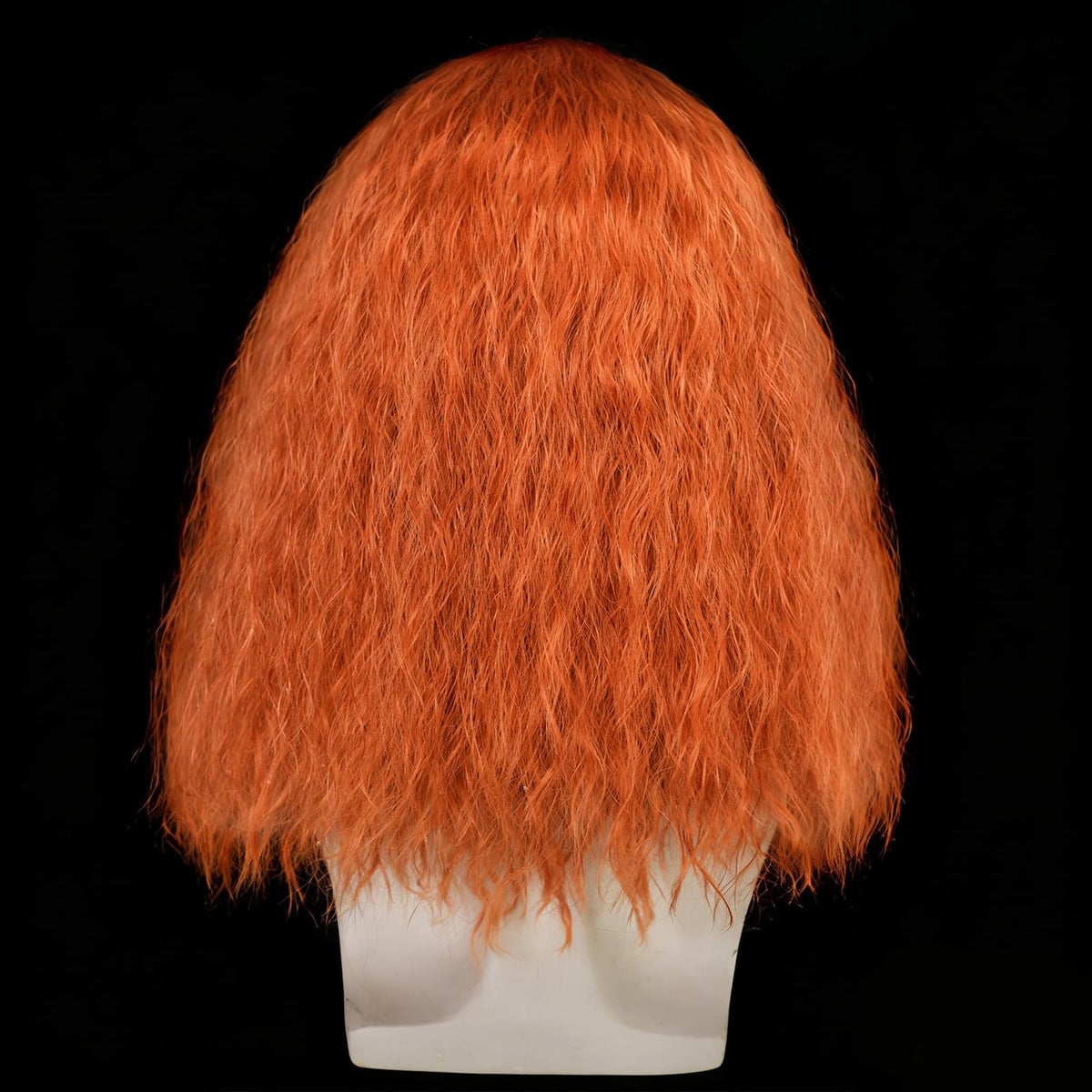Mens Brown Wig Shoulder Length Brown Curly Male Wig