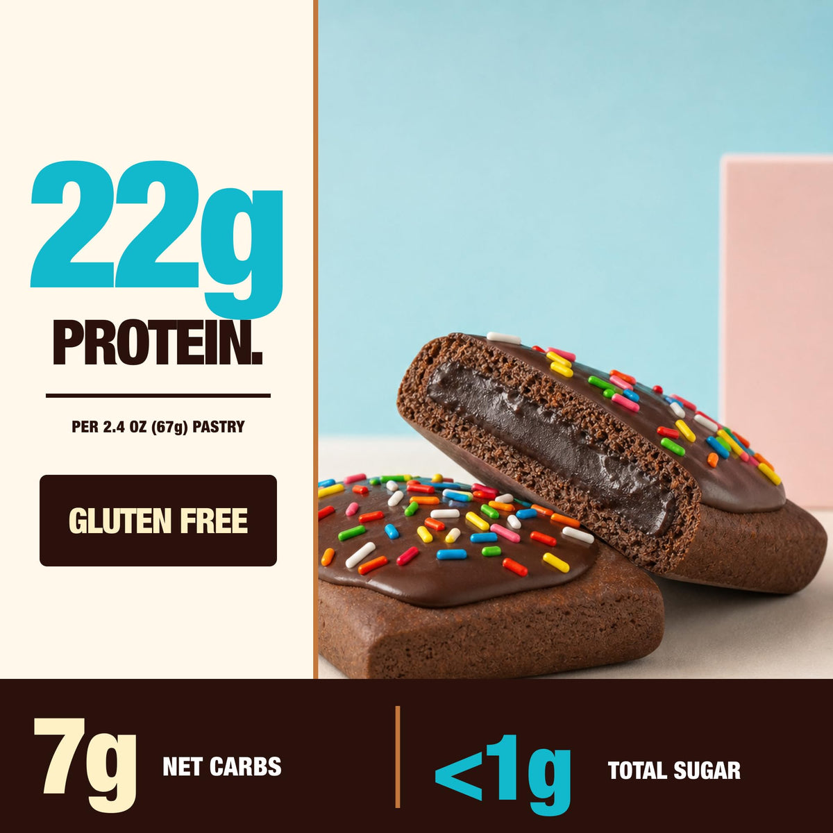 Legendary Foods High Protein Pastry, Cherry, Low Carb/Low Sugar Snack