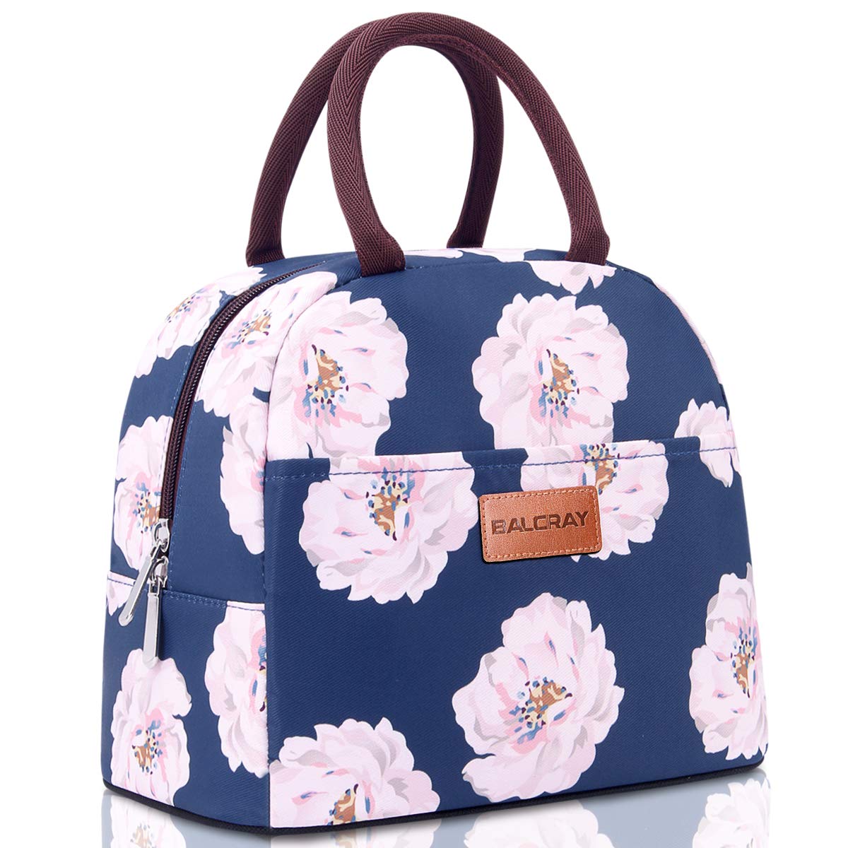 BALORAY Lunch Bag for Women Men Adult Lunch Box (Cherry), M