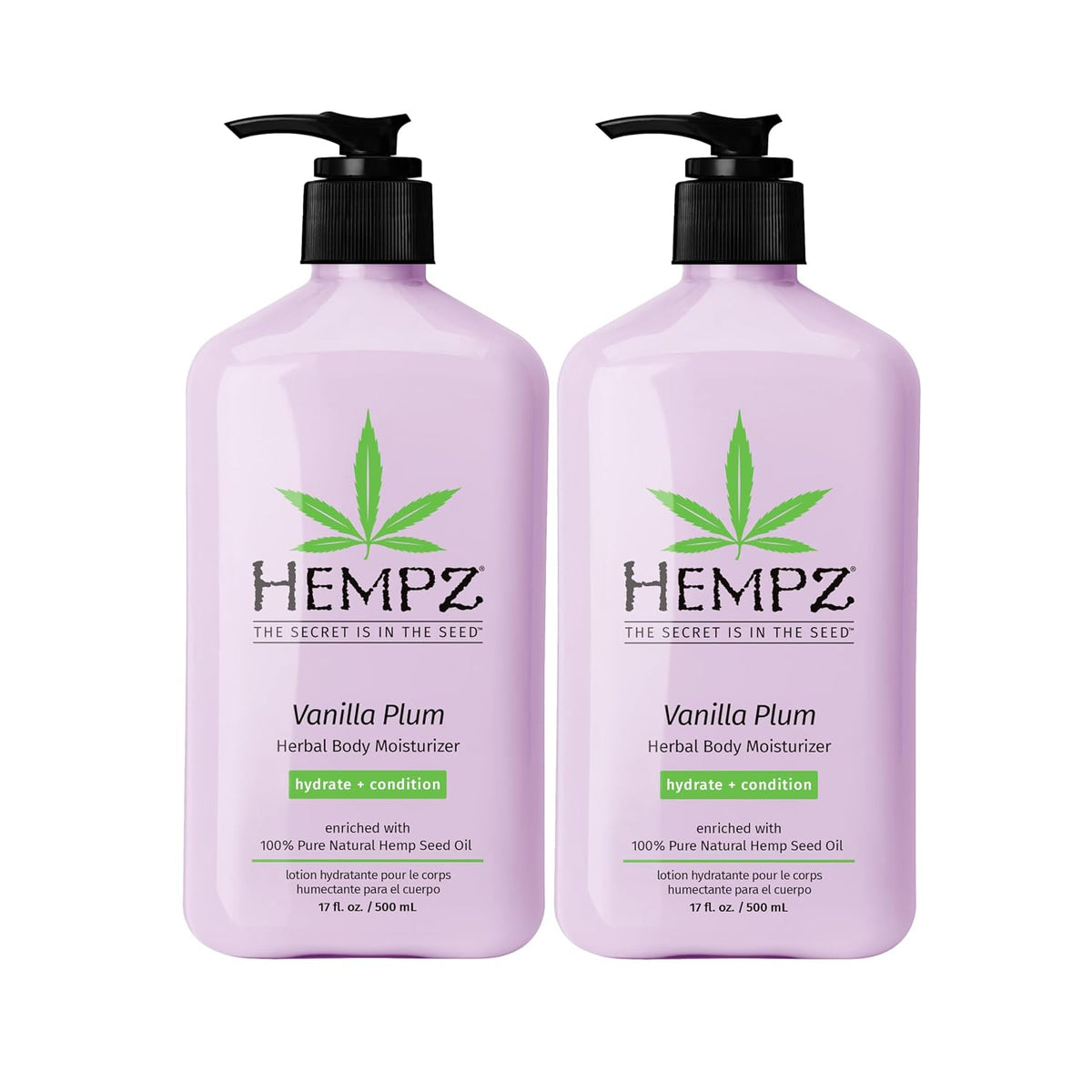 Hempz Dark Red Cherries Moisturizing Body Lotion - 17 Fl Oz