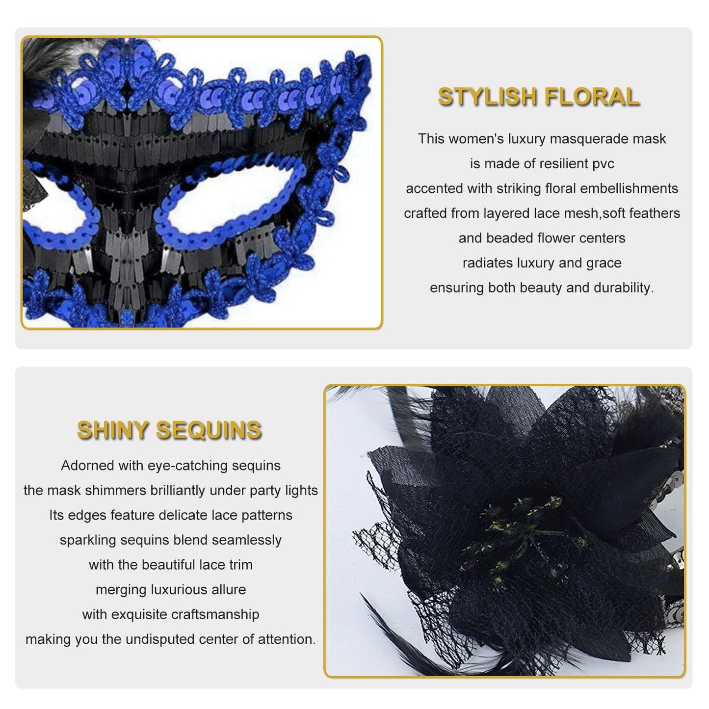 Couple Masquerade Masks for Women Men Venetian Masks for Halloween Carnival Costume Party Prom Ball