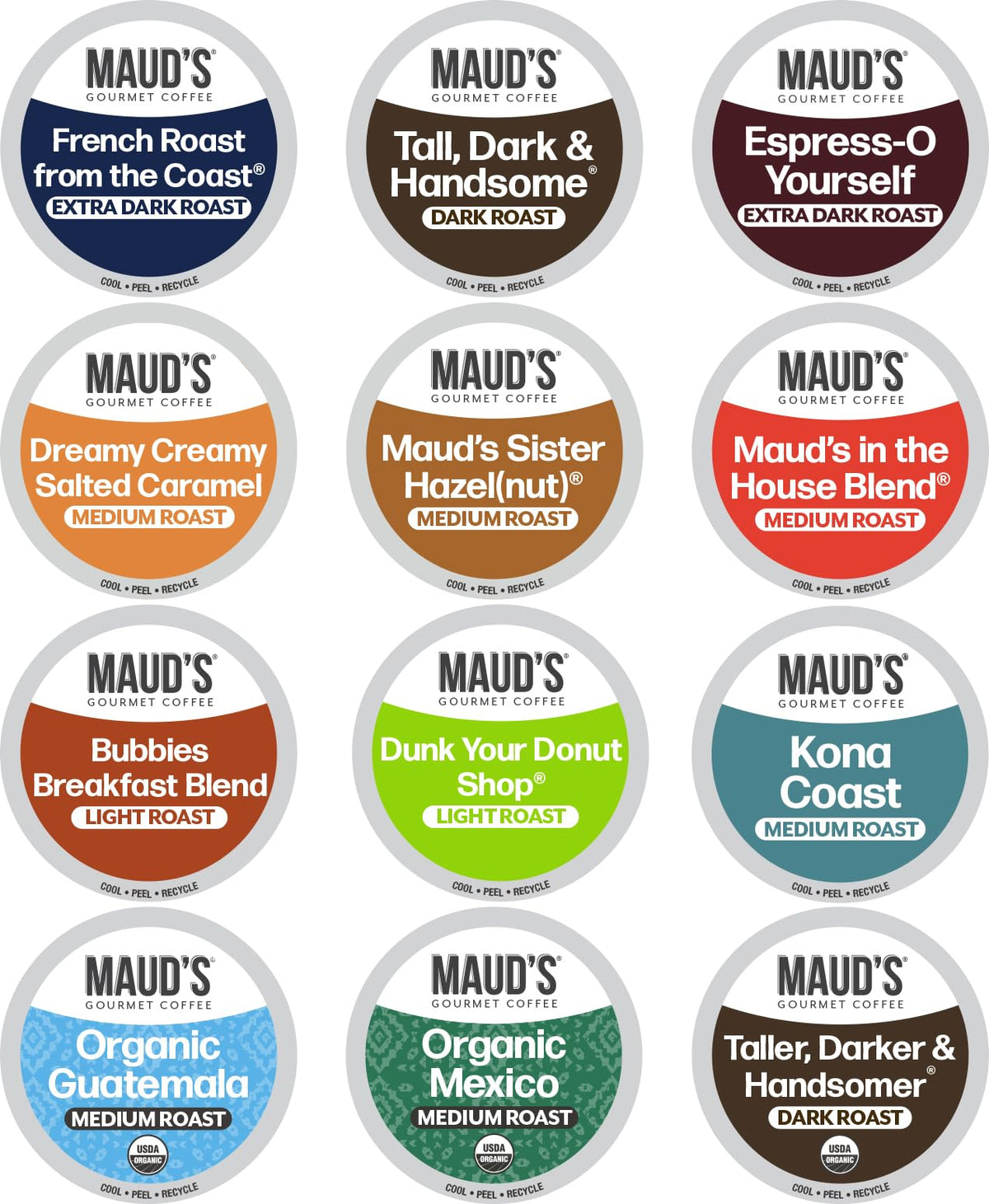 Maud's Cherry Flavored Medium Roast Coffee Pods, 18ct