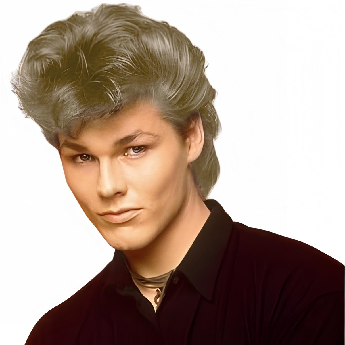 Mullet Wig Blonde 80s Men Wig,Punk Rocker Hair Party Daily Halloween Costumes Long Wigs