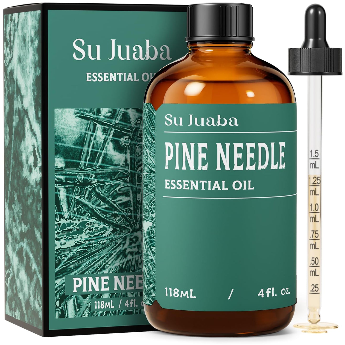 SU JUABA Lavender Essential Oil for Aromatherapy, Sleep & Relaxation | Calming Scent for Diffusion & Skin Care, Ideal for DIY Candles Soap & Fabric Softening - 118mL / 4 fl oz