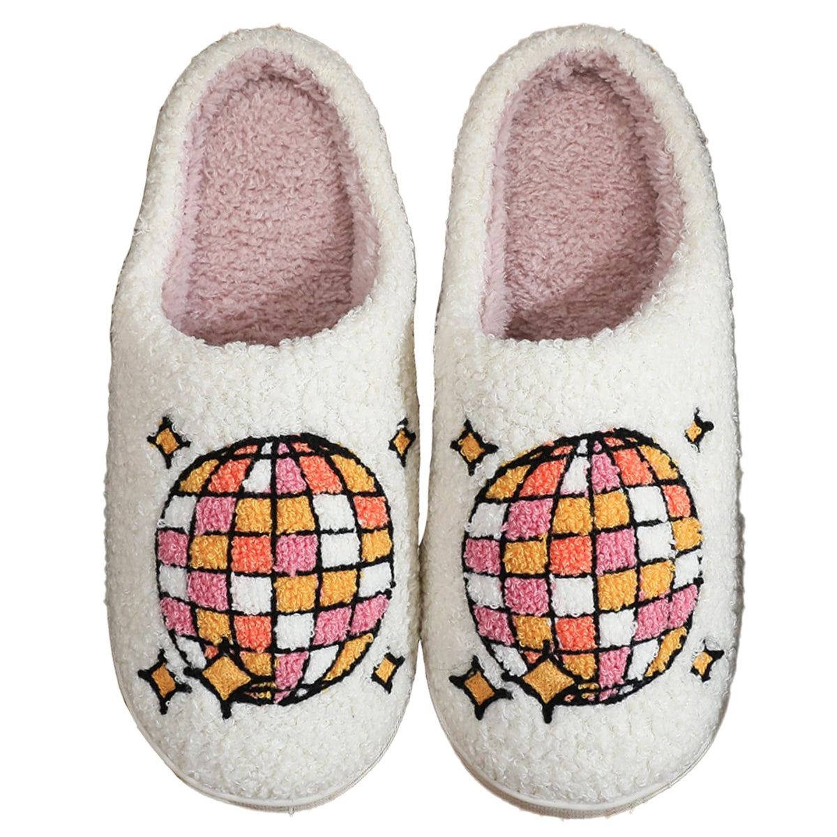 Women Retro Colorful Books Slippers Plush Warm House Slippers,Casual Home Shoes Soft Plush Slip-on Slippers Outdoor Indoor Bedroom Shoes
