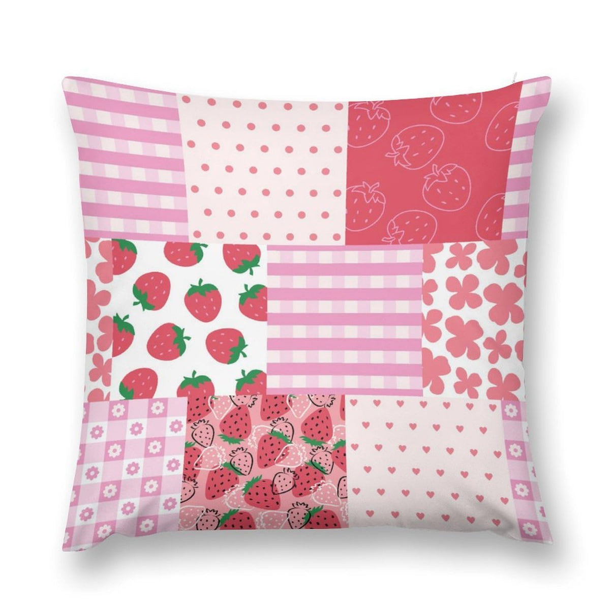Cherry Throw Pillow Covers Funny Fruit Fresh Berry Cherries Background Retro Style Decorations for Bedroom Living Room Farmhouse Sofa Pillows Bed Couch 12x12 Inch