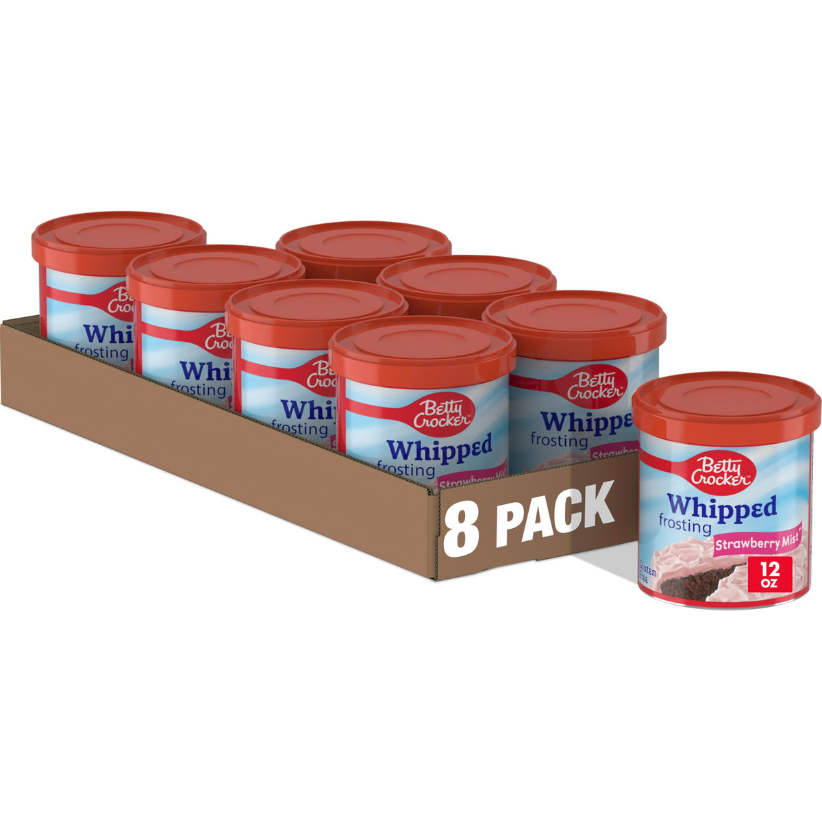 Betty Crocker Gluten Free Rich and Creamy Cherry Frosting, 16 oz, 8 Pack